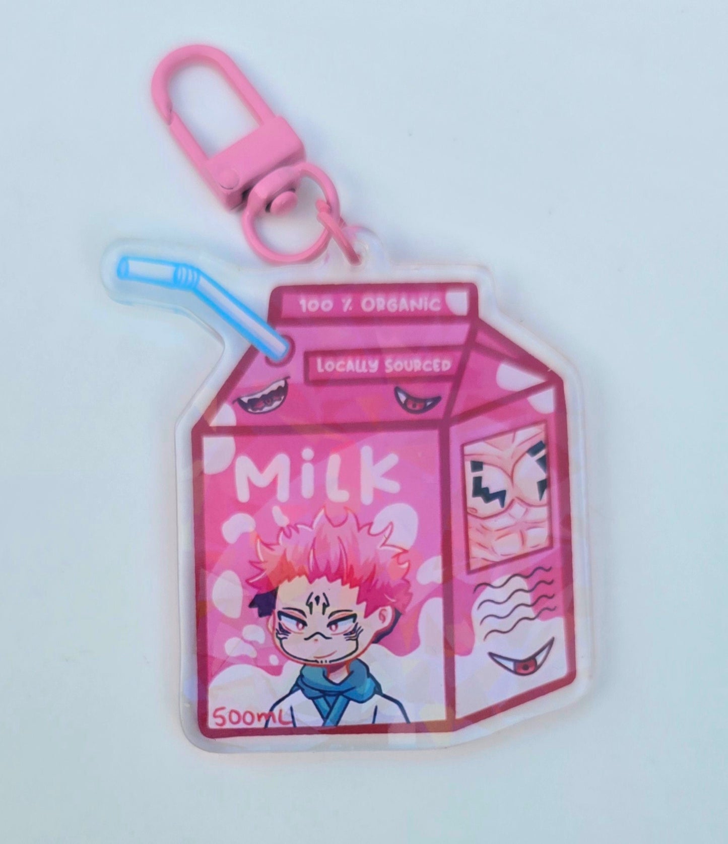 Sukuna Milk Carton Charm