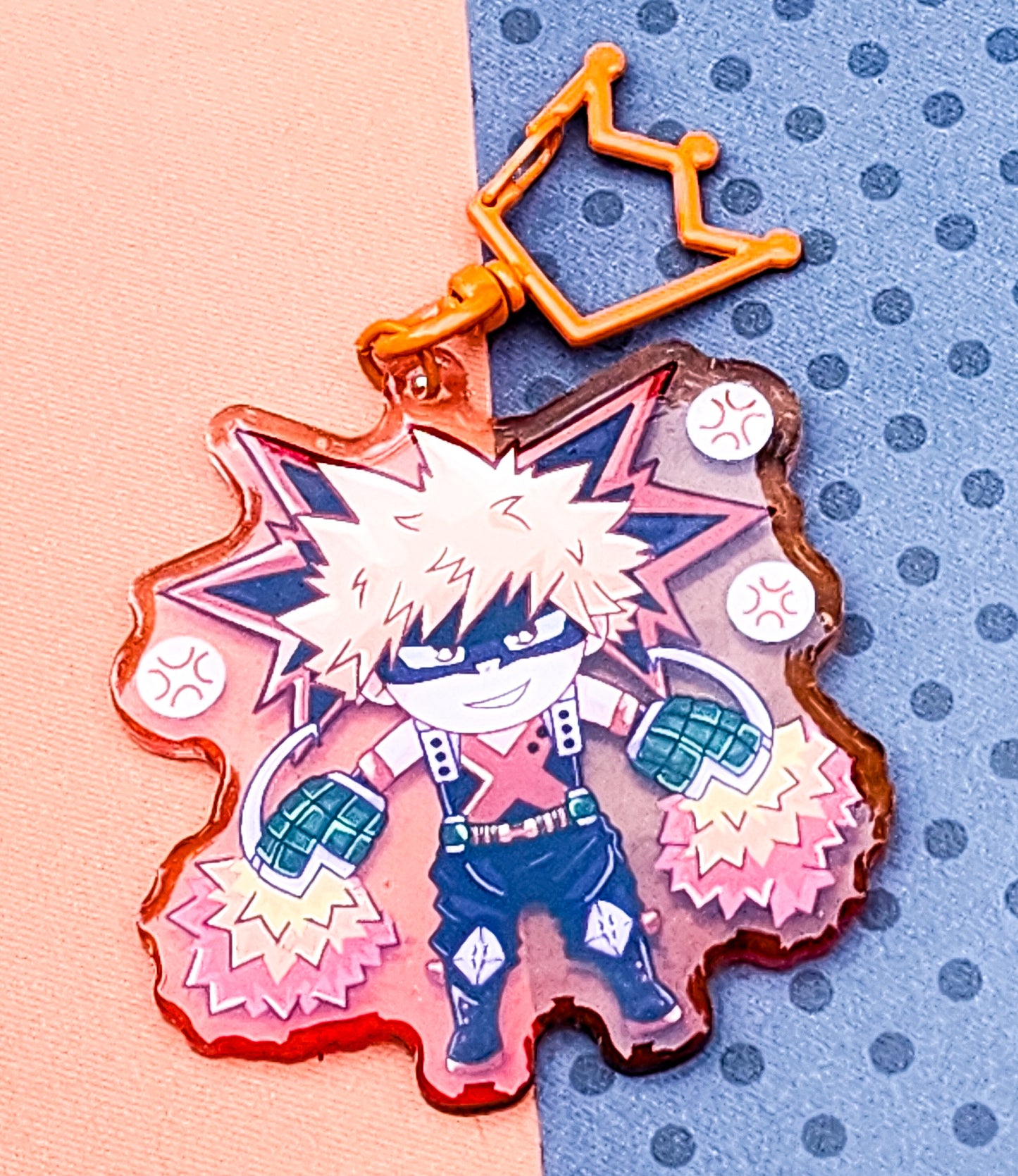 Explosive Hero Acrylic Charm