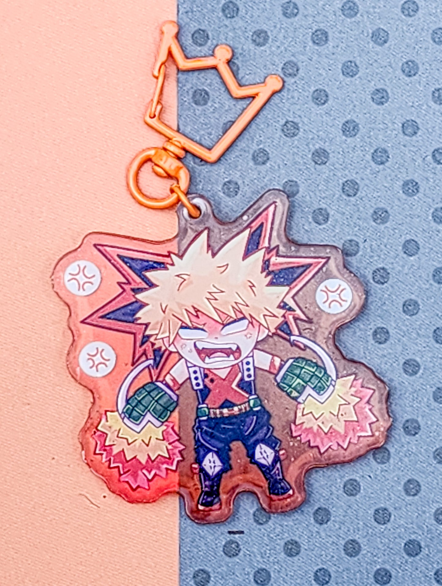 Explosive Hero Acrylic Charm