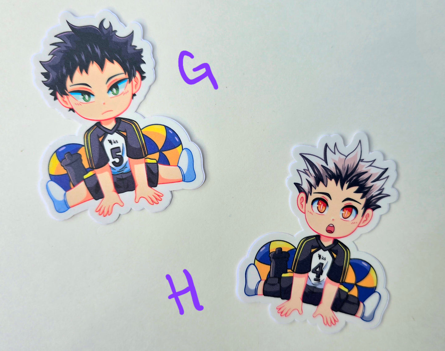 Volleyball Boi Stickers