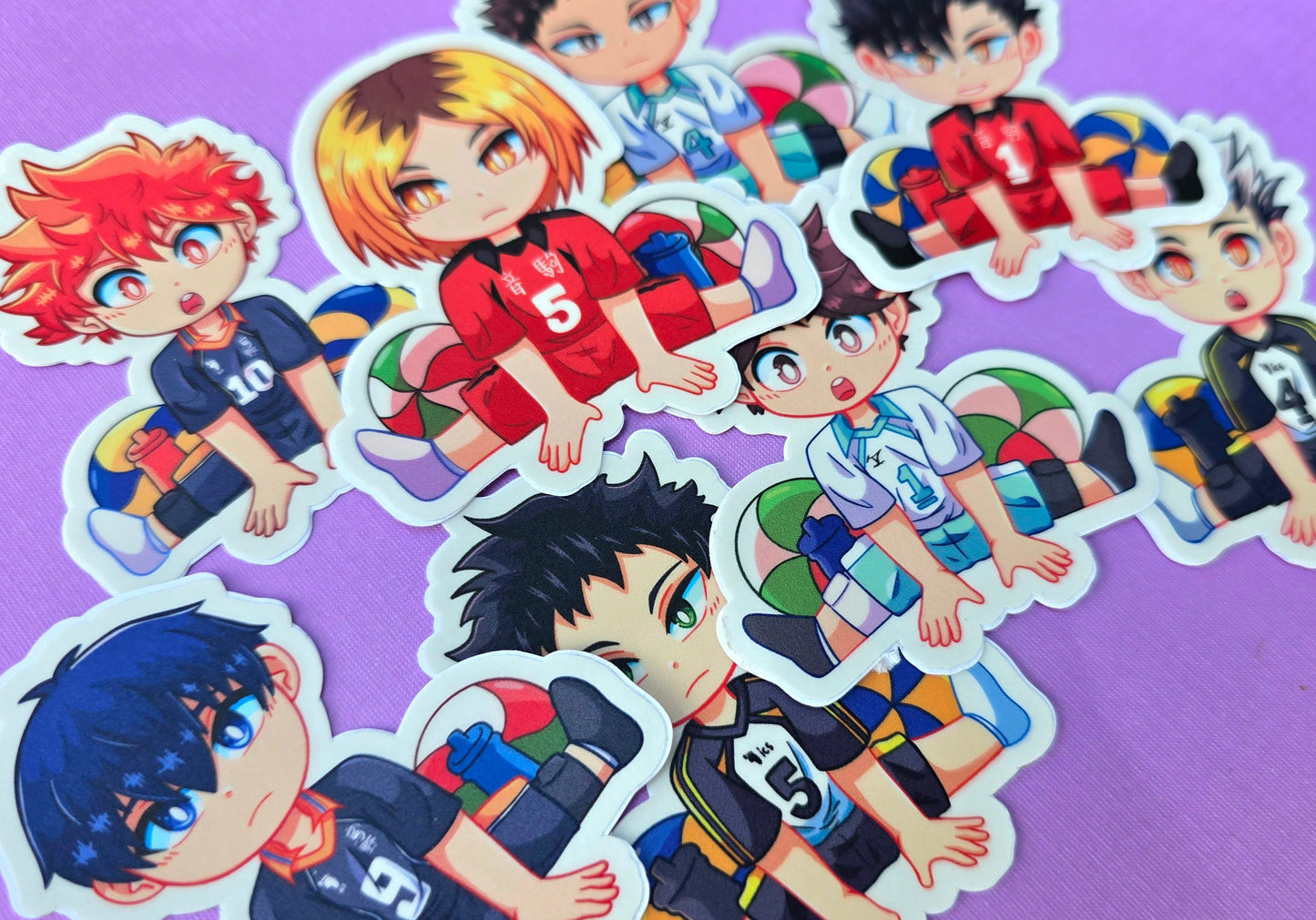 Volleyball Boi Stickers