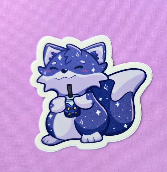 Cute Boba Fox Stickers