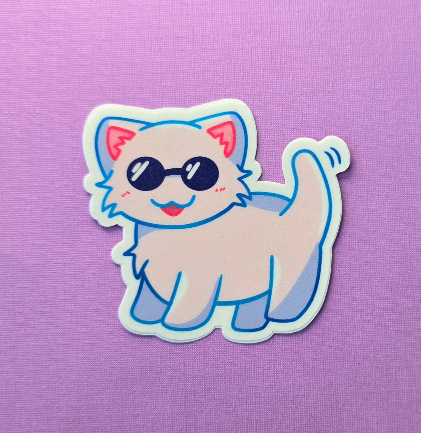 Worlds Strongest Cat Sticker