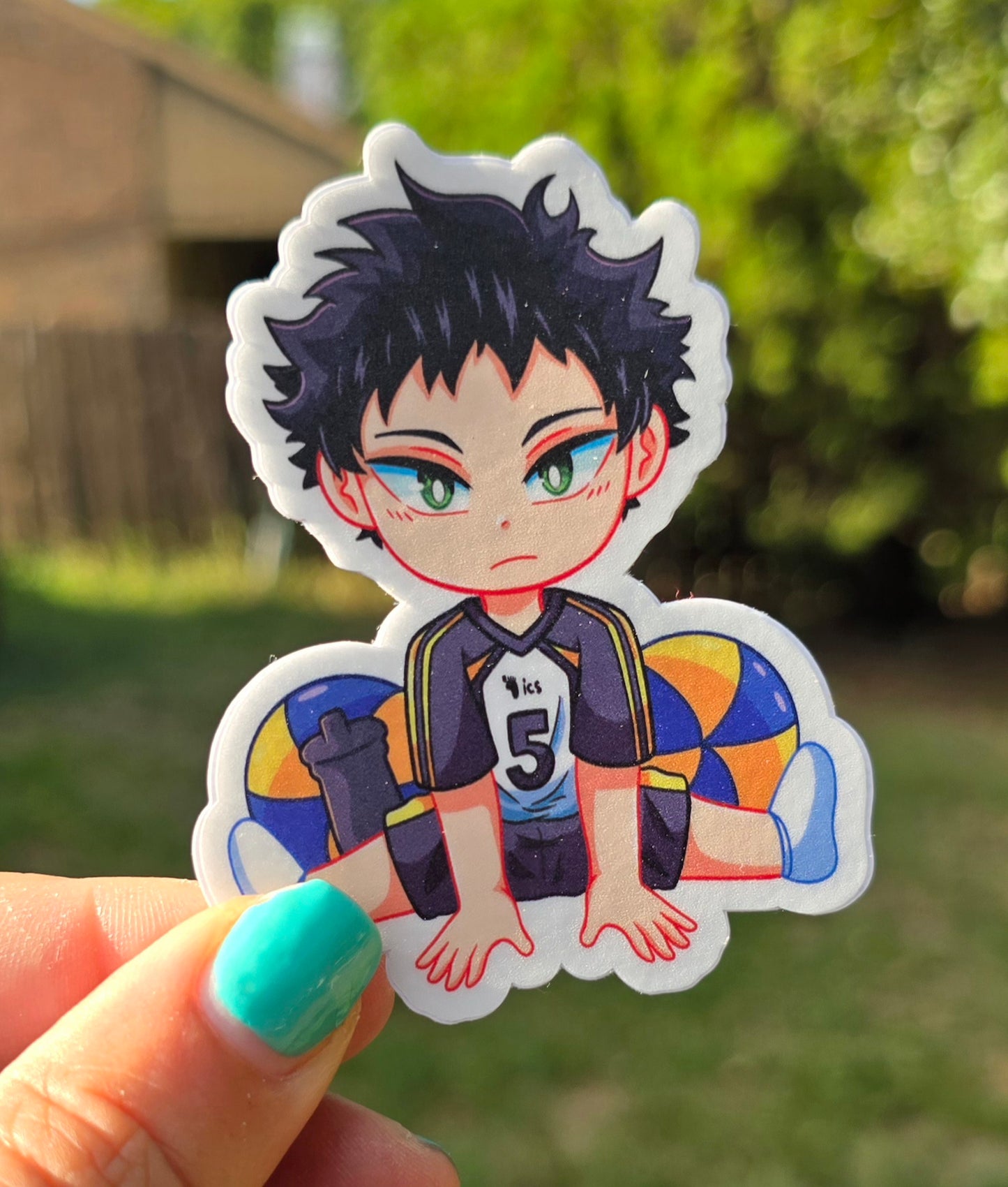 Volleyball Boi Stickers