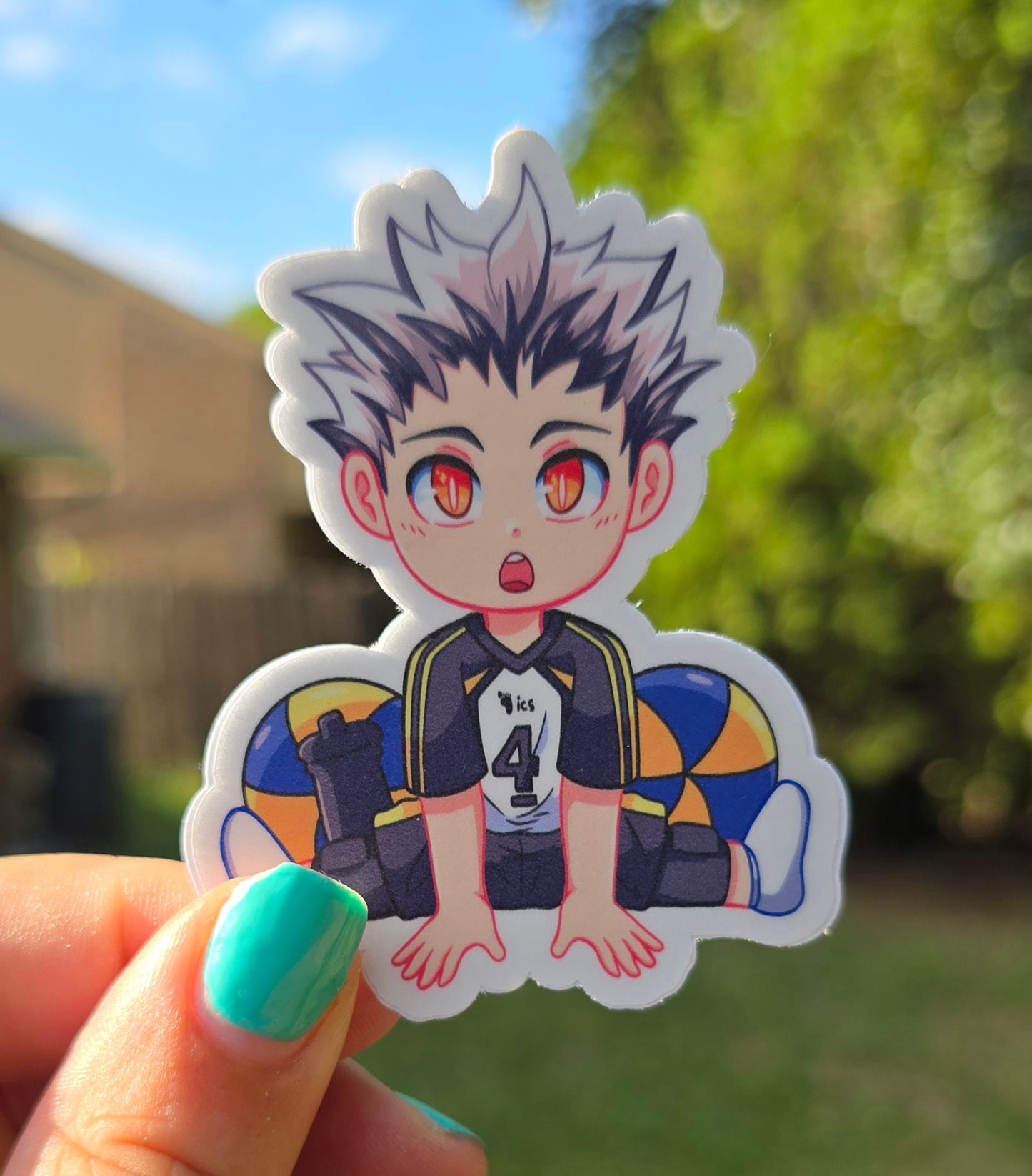 Volleyball Boi Stickers