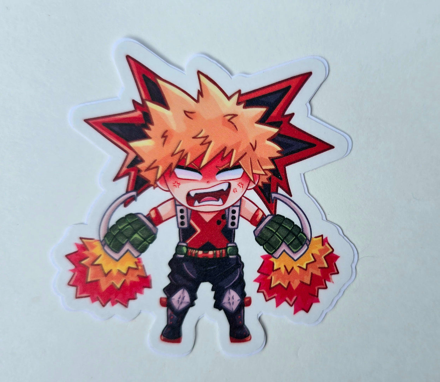 Explosive Hero Stickers