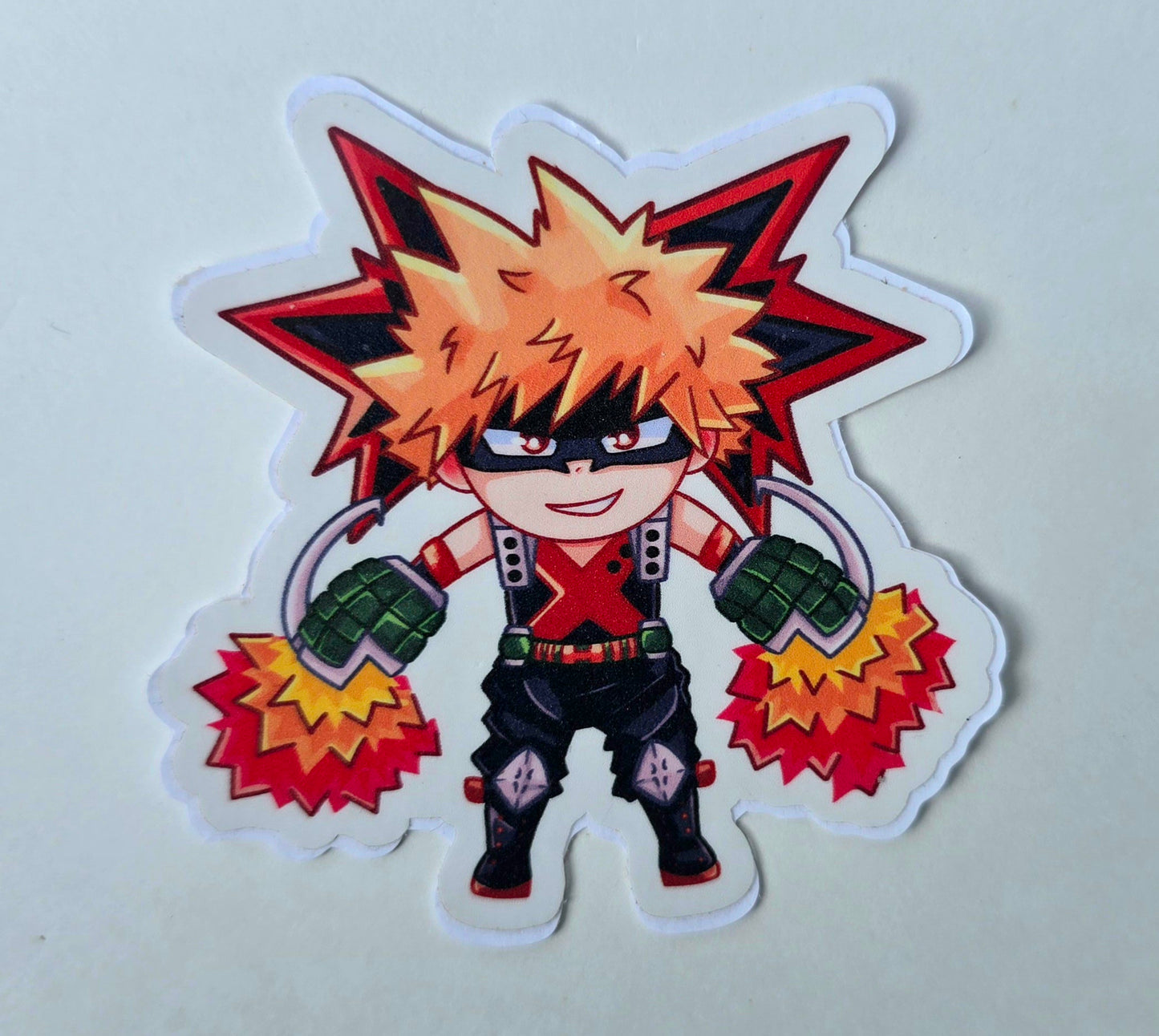 Explosive Hero Stickers