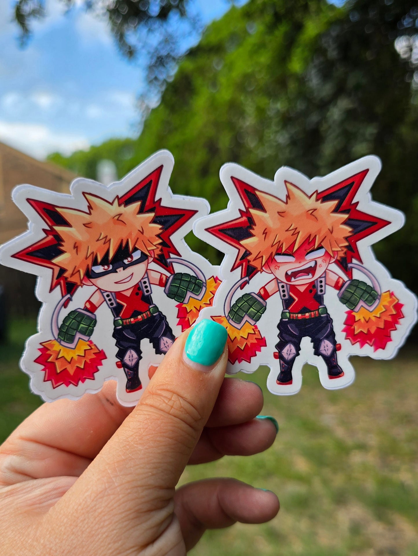 Explosive Hero Stickers