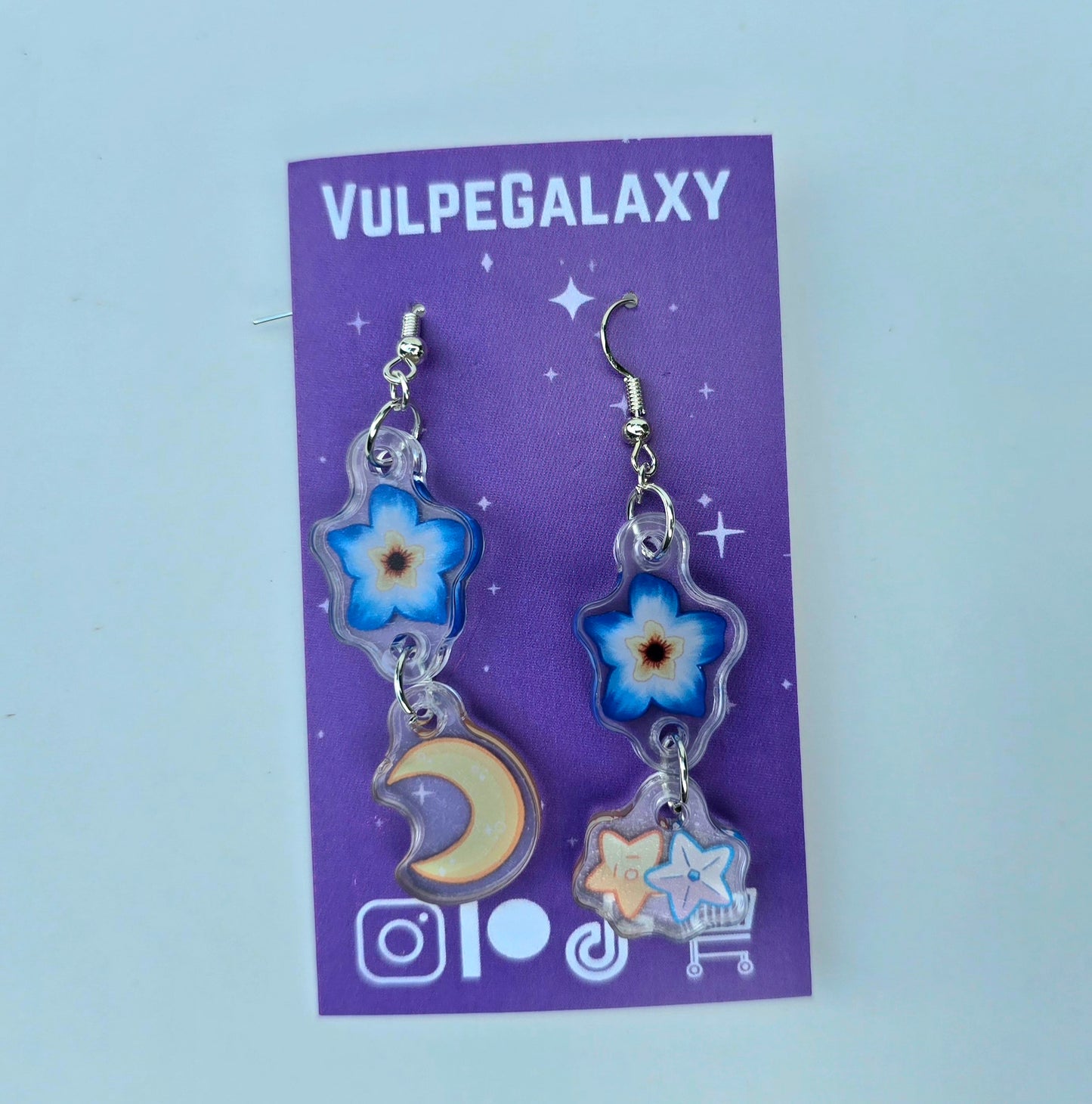 Xavier Love and Deep Space Dangle Earrings