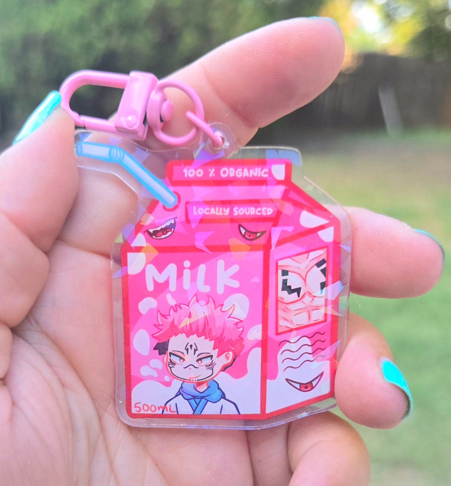 Sukuna Milk Carton Charm