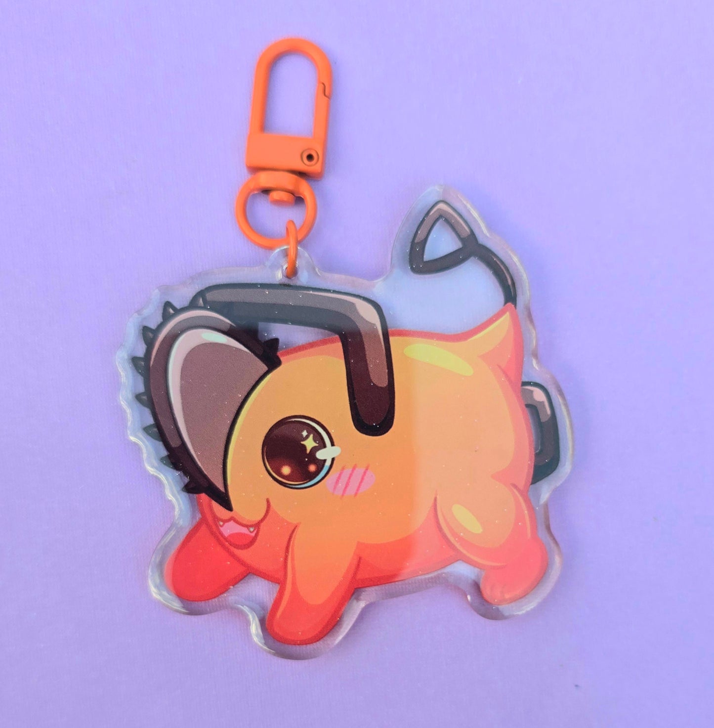 Chainsaw Dog Charm