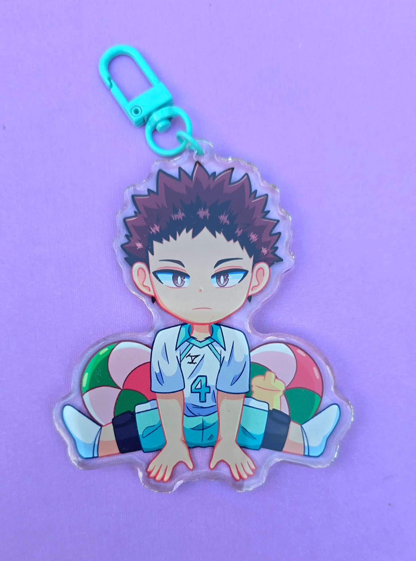 Volleyball Boi Acrylic Charms