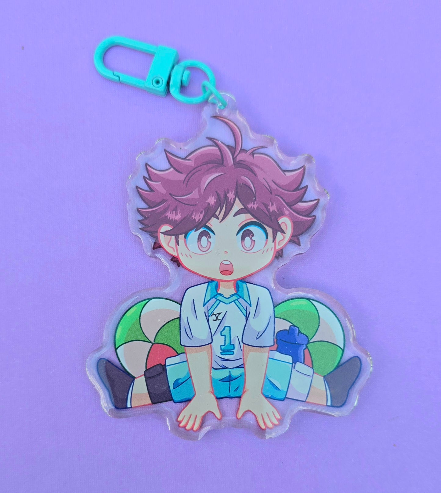 Volleyball Boi Acrylic Charms