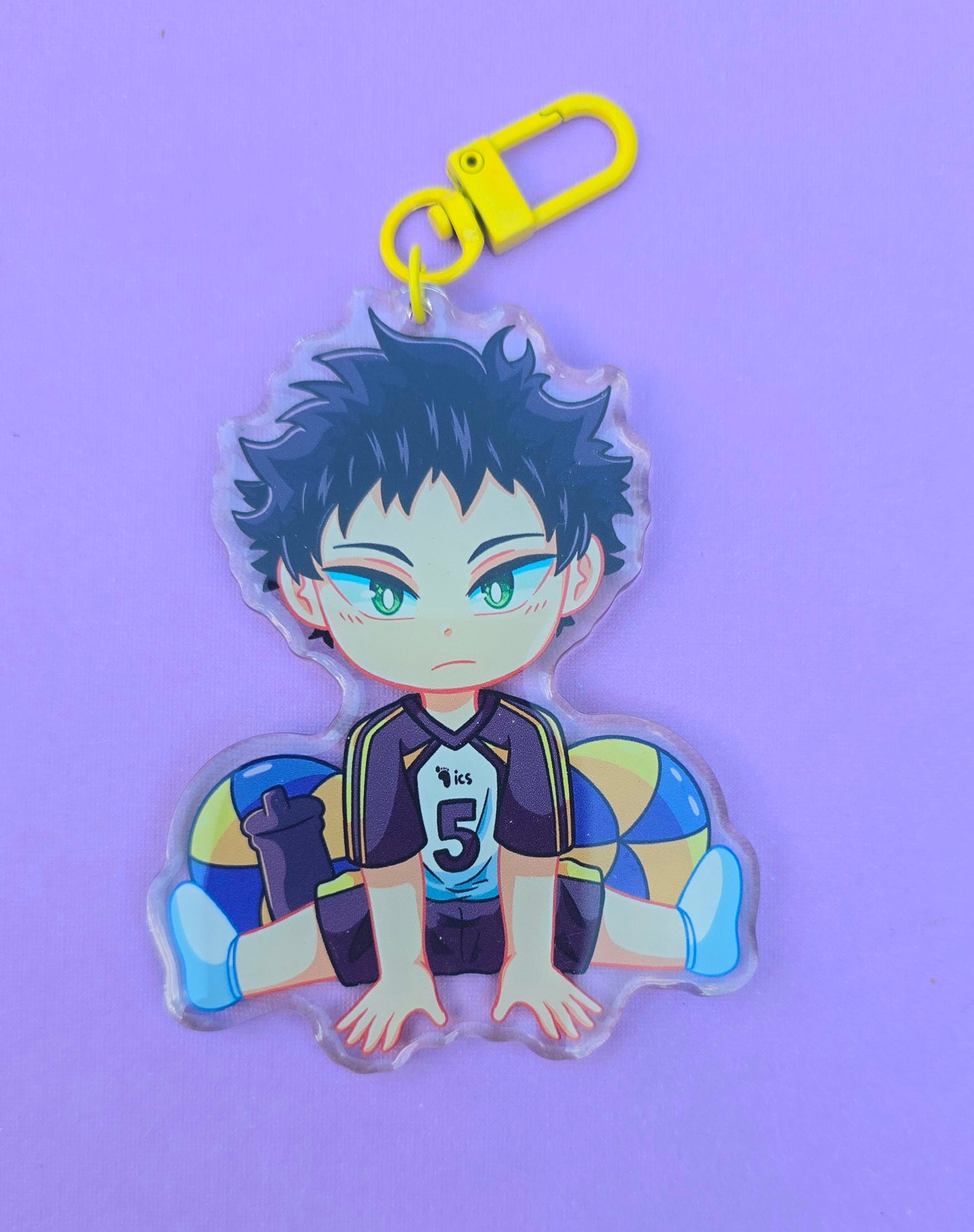 Volleyball Boi Acrylic Charms