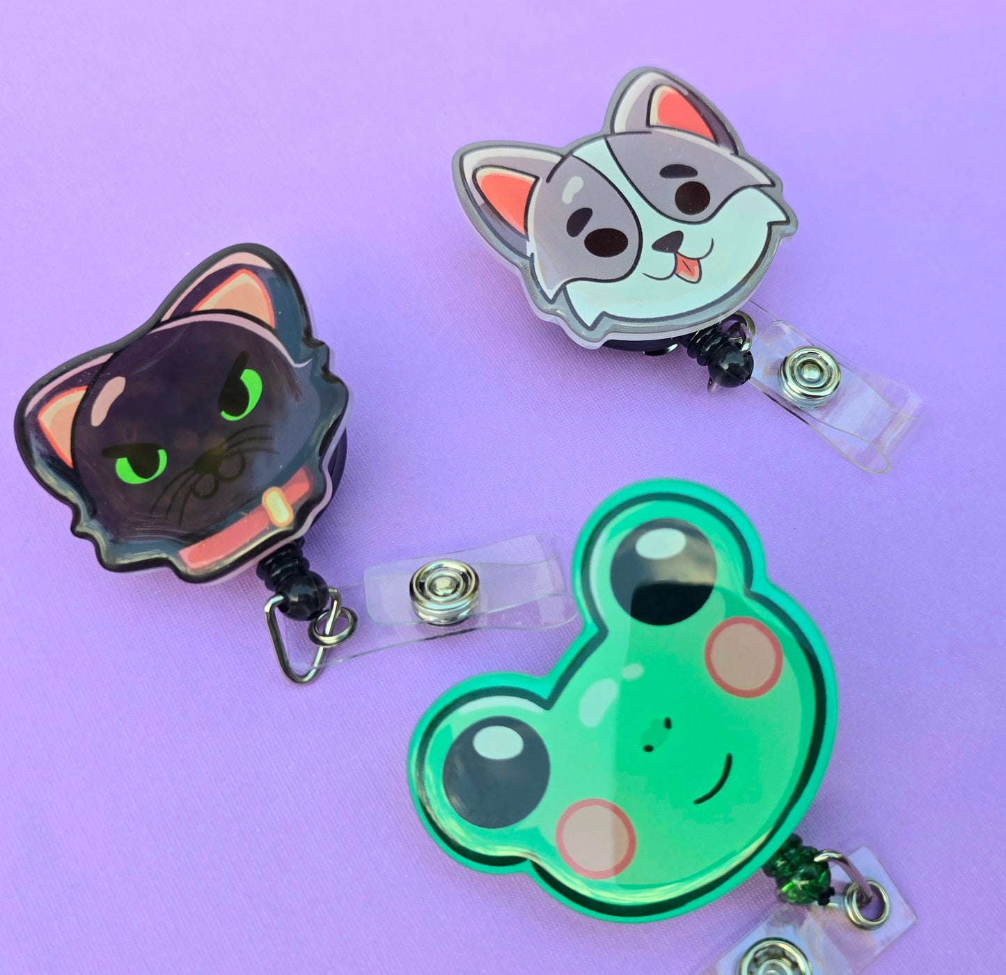 Animal Badge Holders