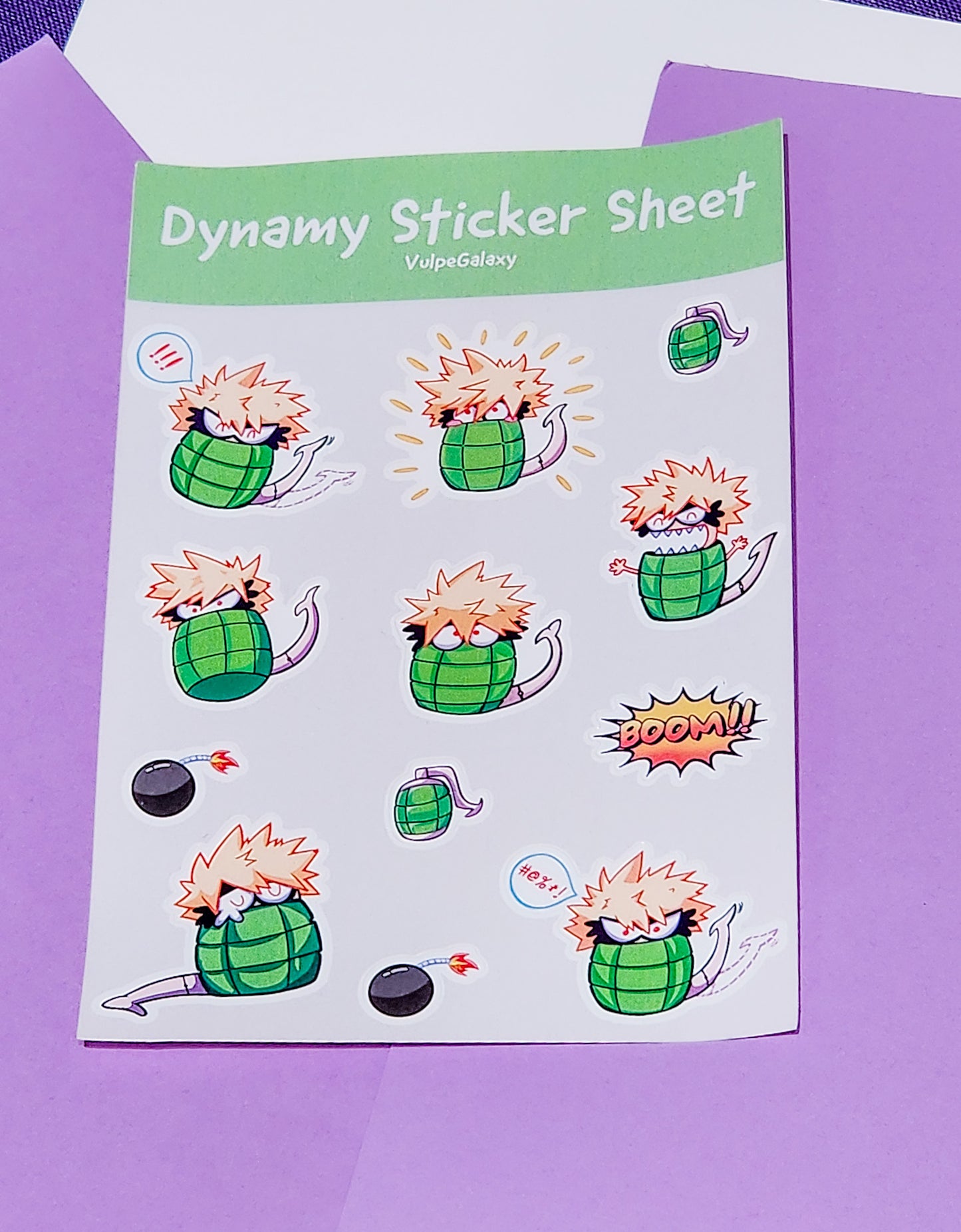 Dynamy Sticker Sheet