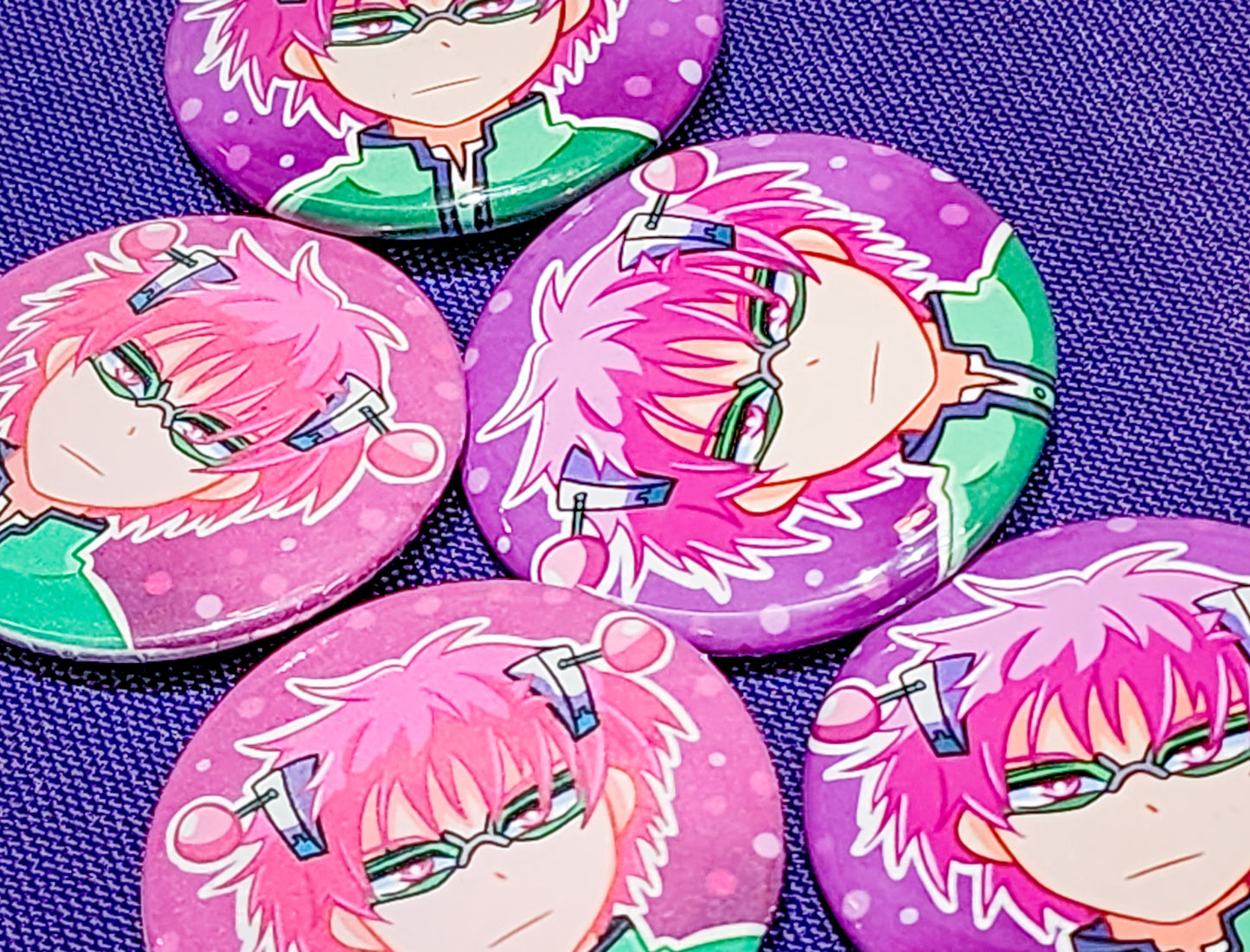 Saiki K Button