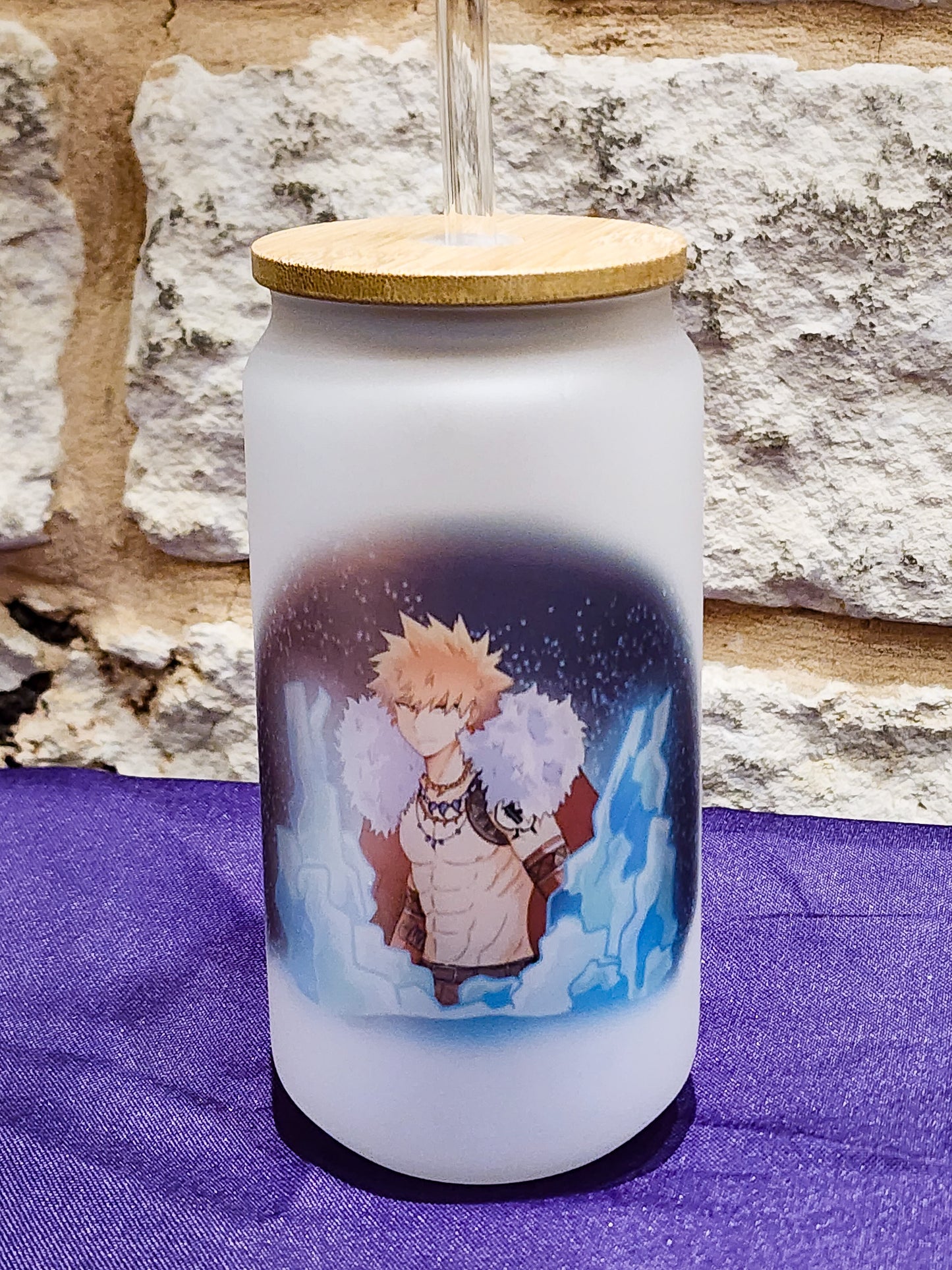 Fantasy Explosive Hero Glass Cup