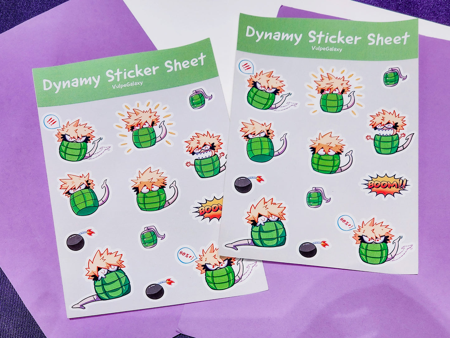 Dynamy Sticker Sheet