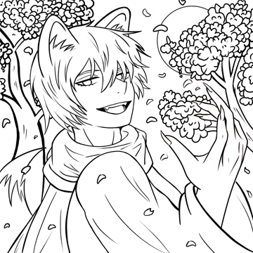 Tomoe Coloring Pages