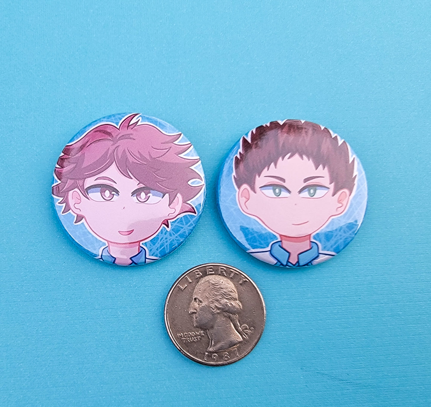 HQ Aoba Josai Buttons