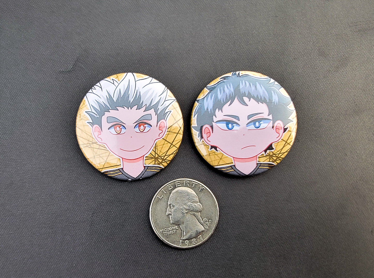 HQ Fukurodani Buttons