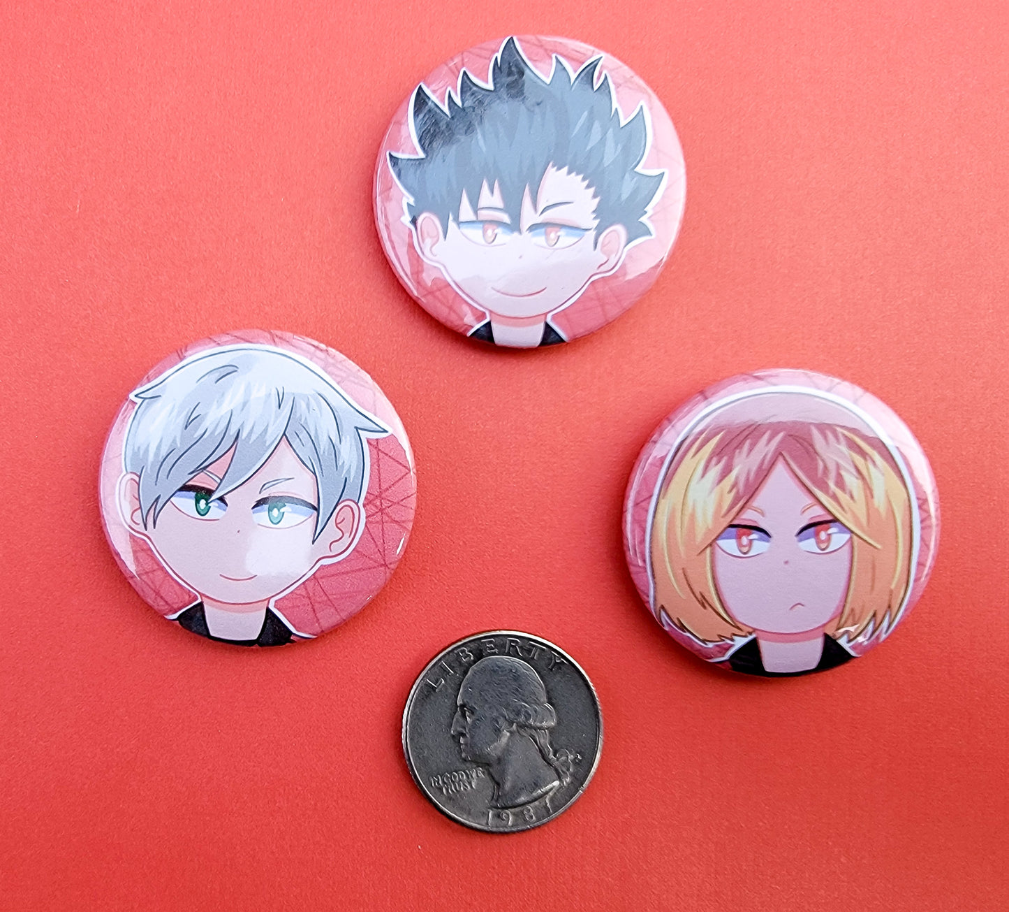 HQ Nekoma Buttons