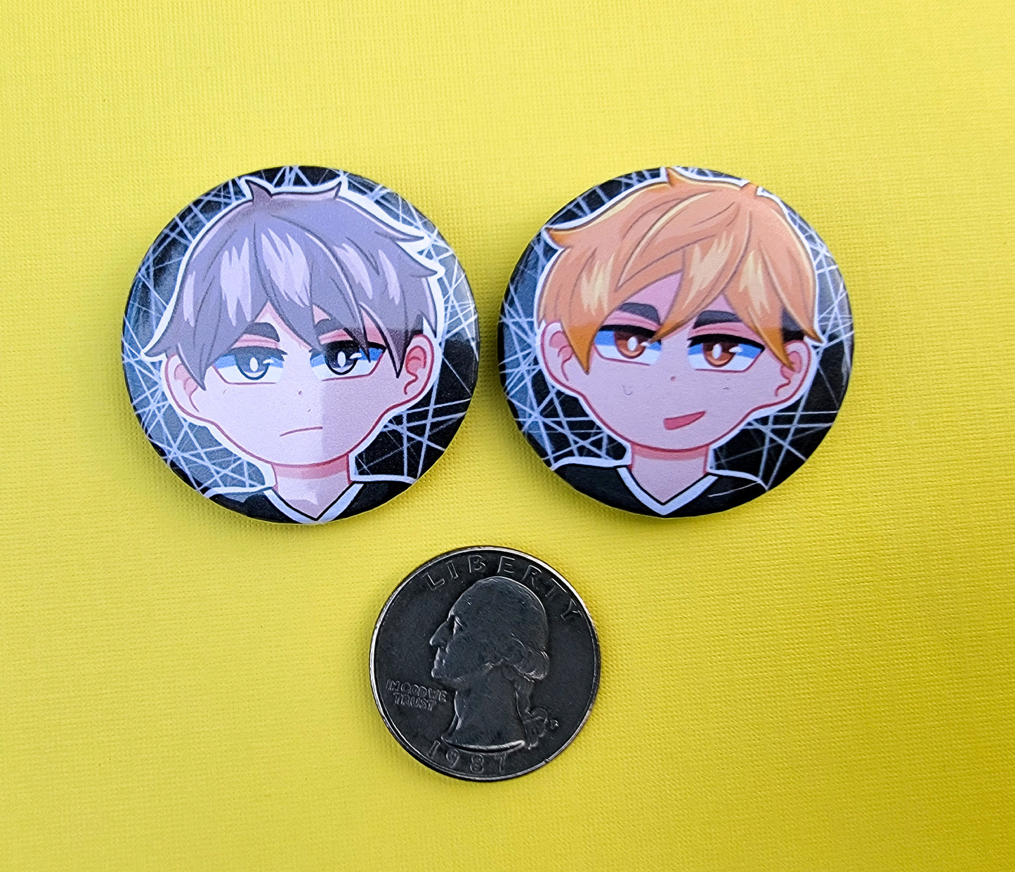 HQ Inarizaki Buttons